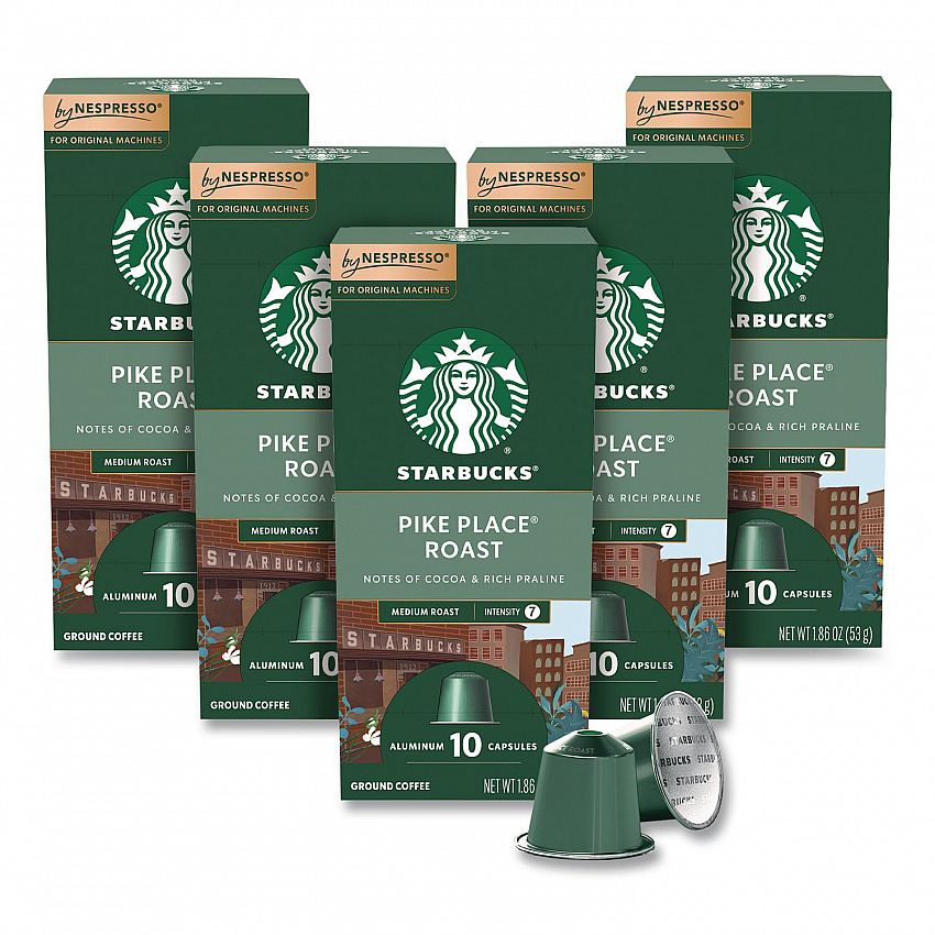 Pike Place Roast Original Pod, 10/Pack, 5 Packs/Box (109051)