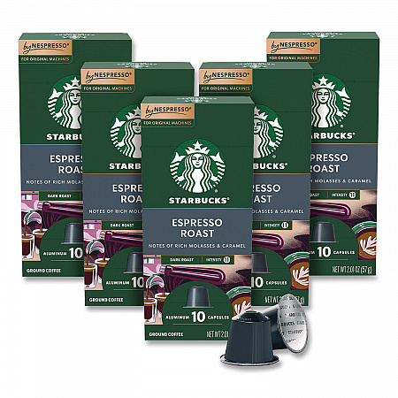 Espresso Roast Original Pod, 10/Pack, 5 Packs/Box (109053)