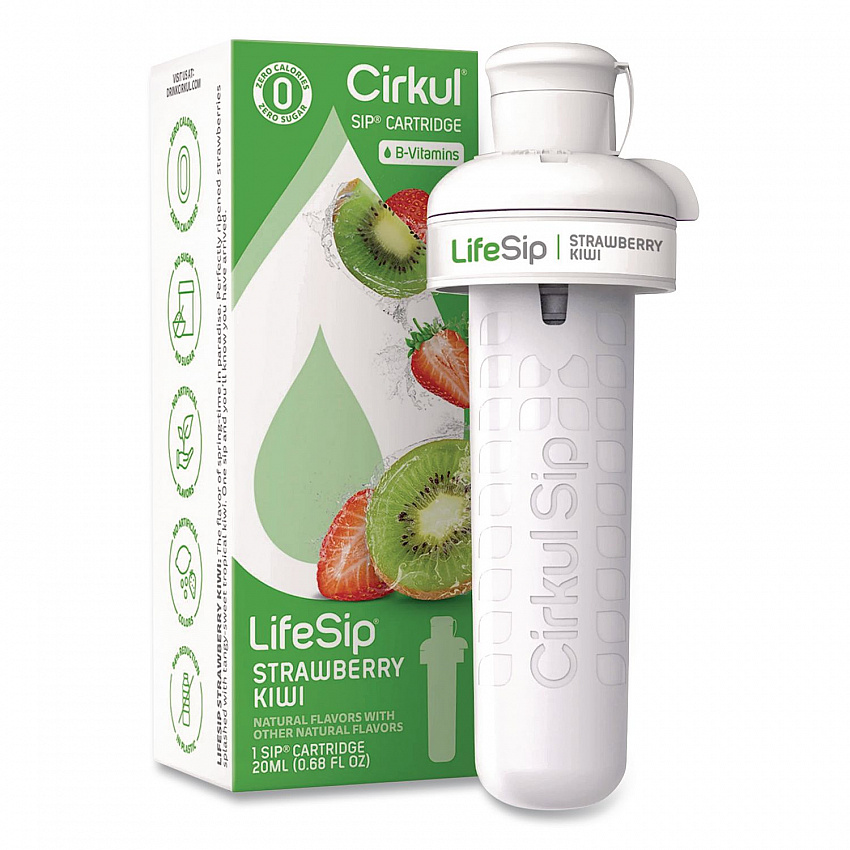 LifeSip Flavor Cartridge, Sugar-Free Strawberry Kiwi (850021373405)