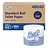 Essential Standard Roll Bathroom Tissue, for Commercial Use, Septic Safe, 2-Ply, White, 550 Sheets/Roll, 40 Rolls/Carton (48040)