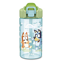 Jubilee Plastic Water Bottle, Bluey, 16 oz, Blue/Green (001000273)