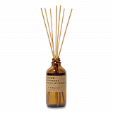 Reed Diffuser, Iris Suede, 3.5 oz, 4.25" Bottle, 9" Reeds, Amber (XRD23)