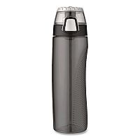 Tritan Plastic Hydration Water Bottle with Meter, 24 oz, Smoke (THRHP4100SMT)