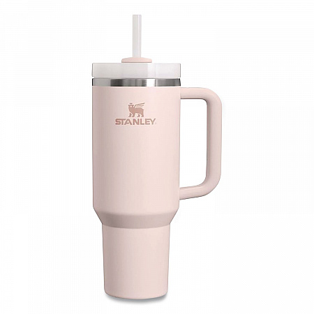 Quencher H2.0 FlowState Stainless Steel Double Wall Tumbler, 40 oz, Rose Quartz (1012552002NA)