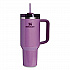 Quencher H2.0 Flowstate Stainless Steel Double Wall Insulated Tumbler, 40 oz, Hammertone Lilac (1012552061)