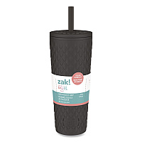 Cora Stainless Steel Double Wall Insulated Tumbler, 24 oz, Ebony (0015W621)
