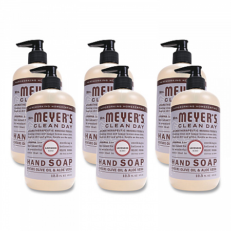 Clean Day Liquid Hand Soap, Lavender Scent, 12.5 oz, 6/Carton (390066)