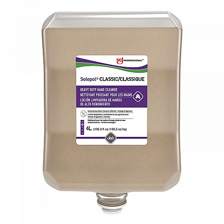 Solopol Classic Heavy Duty Hand Cleaner Refill, Citrus, 4 L Refill, 4/Carton (SOL4LTR)