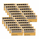 C41 Extra Large Commercial Sponge, 7.5 x 4.3, 2" Thick, Yellow, 24/Carton (07456)