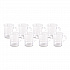 Classicware Coffee Mug, 8 oz, Clear, 192/Carton (CWM8192)