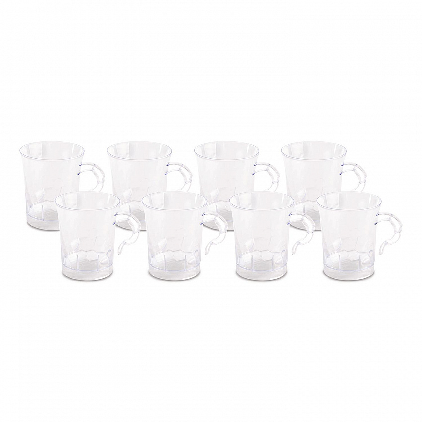 Classicware Coffee Mug, 8 oz, Clear, 192/Carton (CWM8192)