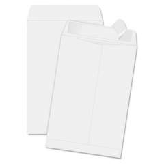 Quality Park Redi-Strip Catalog Envelope, #1 3/4, Cheese Blade Flap, Redi-Strip Closure, 6.5 x 9.5, White, 100/Box (44334)
