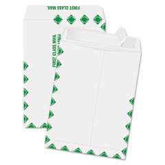 Quality Park Redi-Strip Catalog Envelope, #10 1/2, Cheese Blade Flap, Redi-Strip Closure, 9 x 12, White, 100/Box (44534)