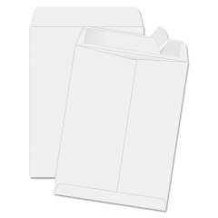 Quality Park Redi-Strip Catalog Envelope, #14 1/2, Cheese Blade Flap, Redi-Strip Closure, 11.5 x 14.5, White, 100/Box (44834)