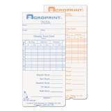 Time Clock Cards for Acroprint ATR240/ATR360, Two Sides, 3.5 x 7.25, 250/Pack (097000000)