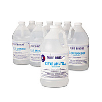 Clear Ammonia, 64 oz Bottle, 8/Carton (19703575033)