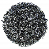 Stainless Steel Scrubbers, Large, 4 x 4, Steel Gray, 12 Scrubbers/Pack, 6 Packs/Carton (756)