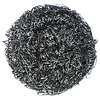 Stainless Steel Scrubbers, Large, 4 x 4, Steel Gray, 12 Scrubbers/Pack, 6 Packs/Carton (756)