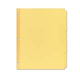 Avery Write and Erase Plain-Tab Paper Dividers, 8-Tab, Letter, Buff, 24 Sets (11505)