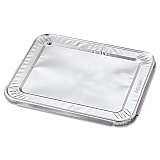 Steam Pan Foil Lids, Fits Half-Size Pan, 30 Gauge, 12.27 x 10.44, 100/Carton (204930)