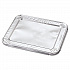 Steam Pan Foil Lids, Fits Half-Size Pan, 30 Gauge, 12.27 x 10.44, 100/Carton (204930)