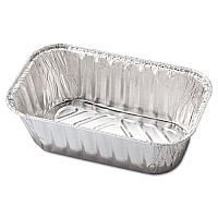 Aluminum Baking Pan, #1 Loaf, 1 lb Capacity, 5.72 x 3.31 x 2.03, 200/Carton (31730)