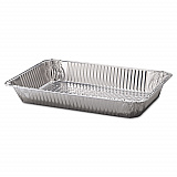 Aluminum Steam Table Pans, Full-Size Deep, 65 Gauge, 3.19" Deep, 12.19 x 20.75, 50/Carton (201970)
