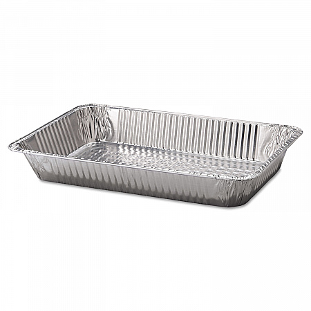 Aluminum Steam Table Pans, Full-Size Deep, 65 Gauge, 3.19