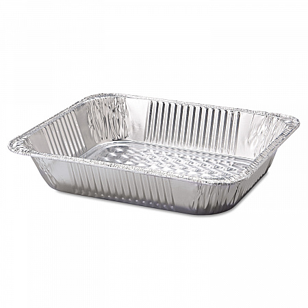 Aluminum Steam Table Pans, Half Size Deep, 2.56