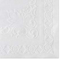 Hoffmaster Classic Embossed Straight Edge Placemats, 10 x 14, White, 1,000/Carton (601SE1014)