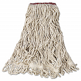 Super Stitch Blend Mop Head,  Cotton/Synthetic, Large, White, 6/Carton (D213WHI)
