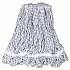 Web Foot Premium Finish Mop Head, White, Med, Cotton/Synthetic, 1