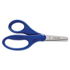 Fiskars Kids/Student Scissors, Rounded Tip, 5" Long, 1.75" Cut Length, Assorted Straight Handles (94167097J)