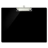 Officemate Recycled Plastic Landscape Clipboard, 1/2" Capacity, Black (83050)