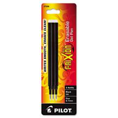 Refill for Pilot FriXion Erasable, FriXion Ball, FriXion Clicker and FriXion LX Gel Ink Pens, Fine Tip, Black Ink, 3/Pack (77330)