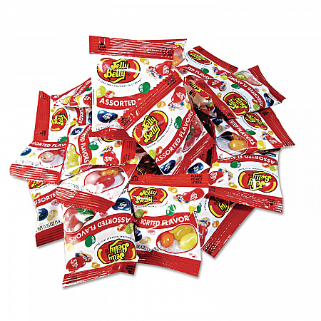 Jelly Beans, Assorted Flavors, 300/Carton (72692)