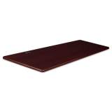 MooreCo Height-Adjustable Flipper Table Top, Rectangular, 72w x 24d, Mahogany (90306)