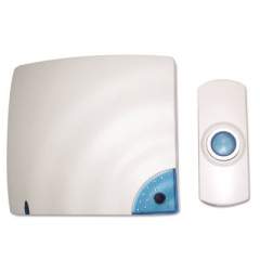 Tatco Wireless Doorbell, Battery Operated, 1.38w x 0.75d x 3.5h, Bone (57910)