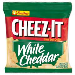 Sunshine Cheez-It Crackers, 1.5 oz Single-Serving Snack Bags, White Cheddar, 8/Box (12653)