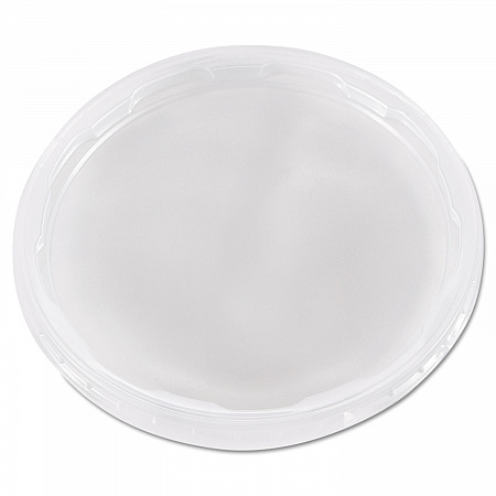 Deli Container Lids, Plug-Style, Clear, Plastic, 50/Pack, 10 Packs/Carton (APCTRLID)