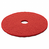 Low-Speed Buffer Floor Pads 5100, 20" Diameter, Red, 5/Carton (08395)