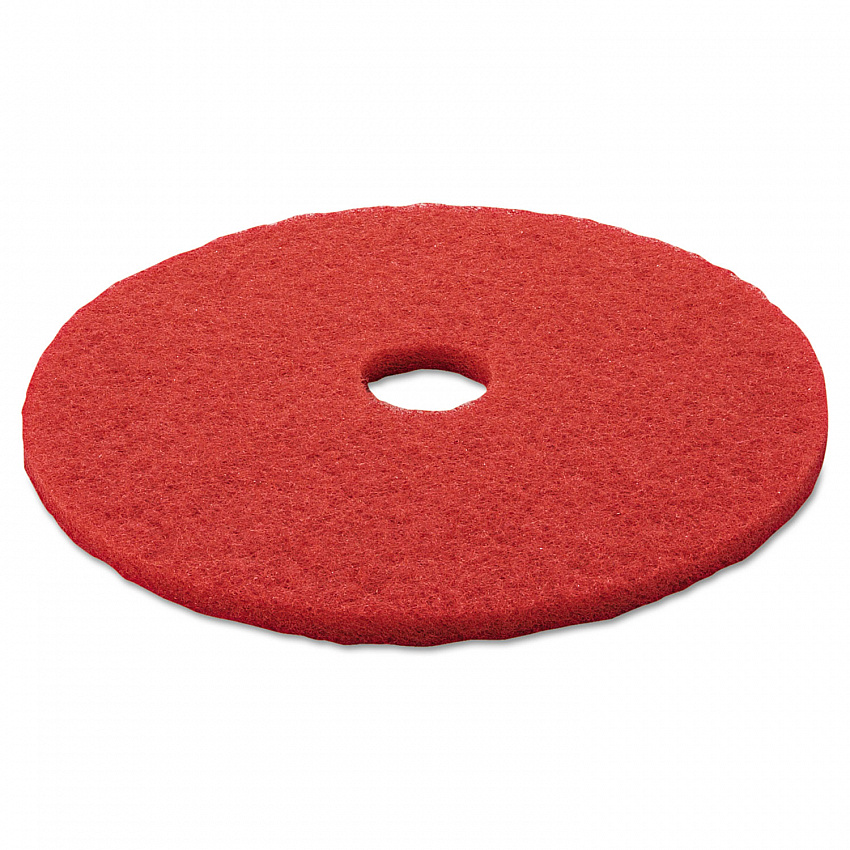 Low-Speed Buffer Floor Pads 5100, 20" Diameter, Red, 5/Carton (08395)