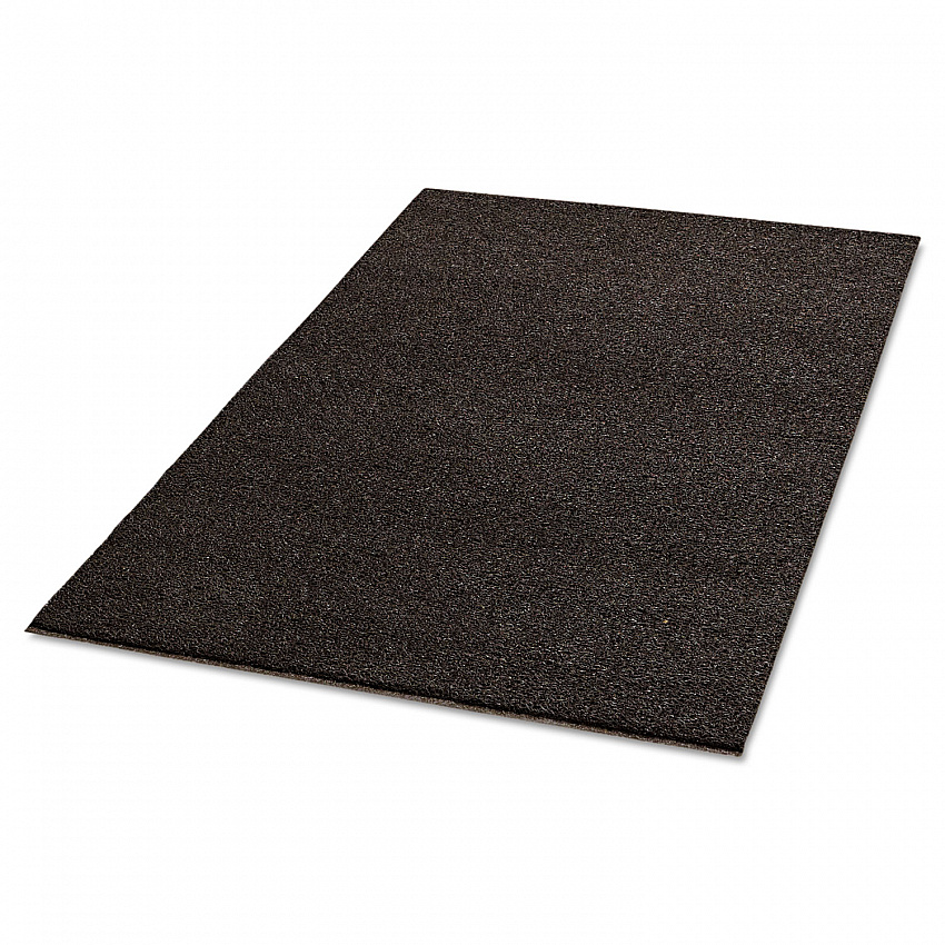 Spaghetti Vinyl-Loop Floor Mat, Rectangular, Brown Spaghetti Loop Surface, 36" x 60" (DEMB35BR)