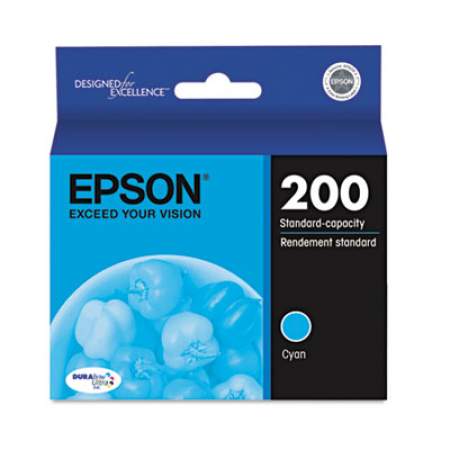 Epson T200220-S (200) DURABrite Ultra Ink, Cyan