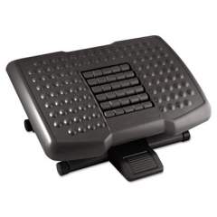 Kantek Premium Adjustable Footrest with Rollers, Plastic, 18w x 13d x 4h, Black (FR750)