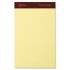 Ampad Gold Fibre Writing Pads, Narrow Rule, 50 Canary-Yellow 5 x 8 Sheets, 4/Pack (20029)