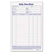 TOPS Daily Time and Job Sheets, 8.5 x 5.5, 1/Page, 200 Forms/Pad, 2 Pads/Pack (30041)