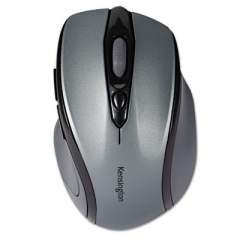 Kensington Pro Fit Mid-Size Wireless Mouse, 2.4 GHz Frequency/30 ft Wireless Range, Right Hand Use, Gray (72423)