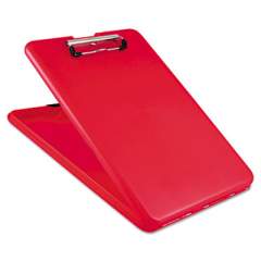 Saunders SlimMate Storage Clipboard, 1/2" Clip Capacity, Holds 8 1/2 x 11 Sheets, Red (00560)