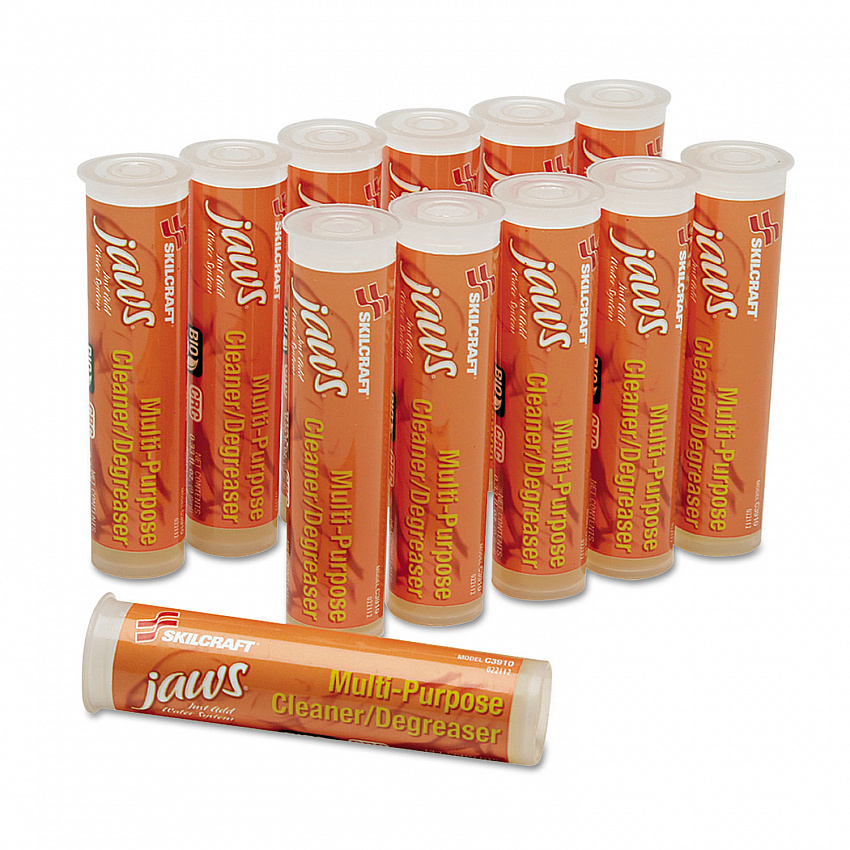 7930016005753, SKILCRAFT JAWS Multipurpose Cleaner/Degreaser Refill, 2 oz, Citrus, 12/Box (6005753)